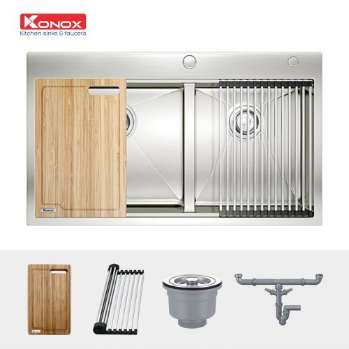 Chậu rửa bát Workstation Sink – Topmount Sink KN8250TD