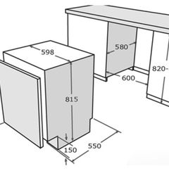 Máy rửa bát Texgio TGBI036T