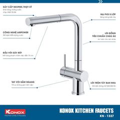 Vòi rửa bát dây rút KN1337