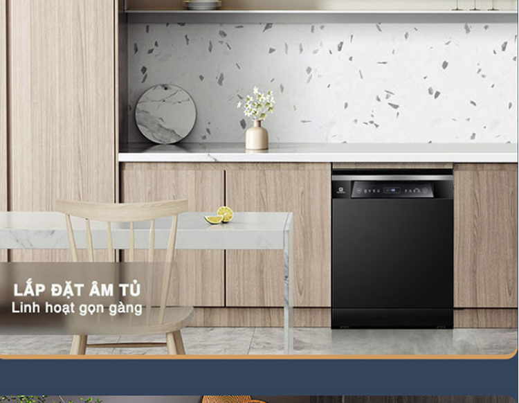 Máy Rửa Bát Richborn RDG6080SPB: Sang Trọng, Hiệu Quả, Kết Nối Thông Minh