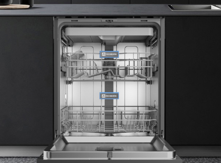 Máy Rửa Bát Richborn RDP6085SKB: Sang Trọng, Hiệu Quả, Diệt Khuẩn UV