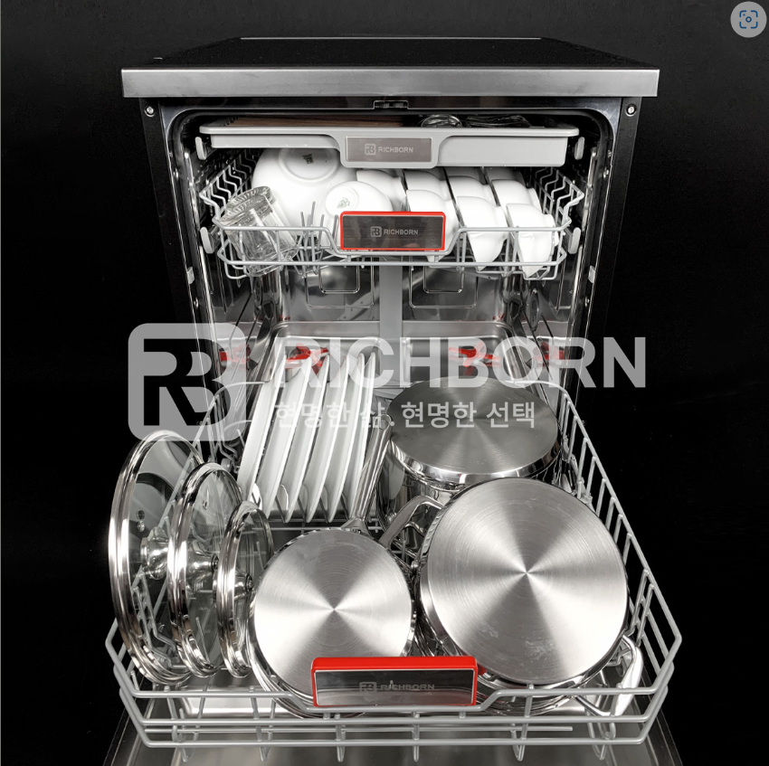 Máy Rửa Bát Richborn RDP6085SHB – Dung Tích 16 Bộ, Sấy Khô Hiệu Quả, Giá Ưu Đãi