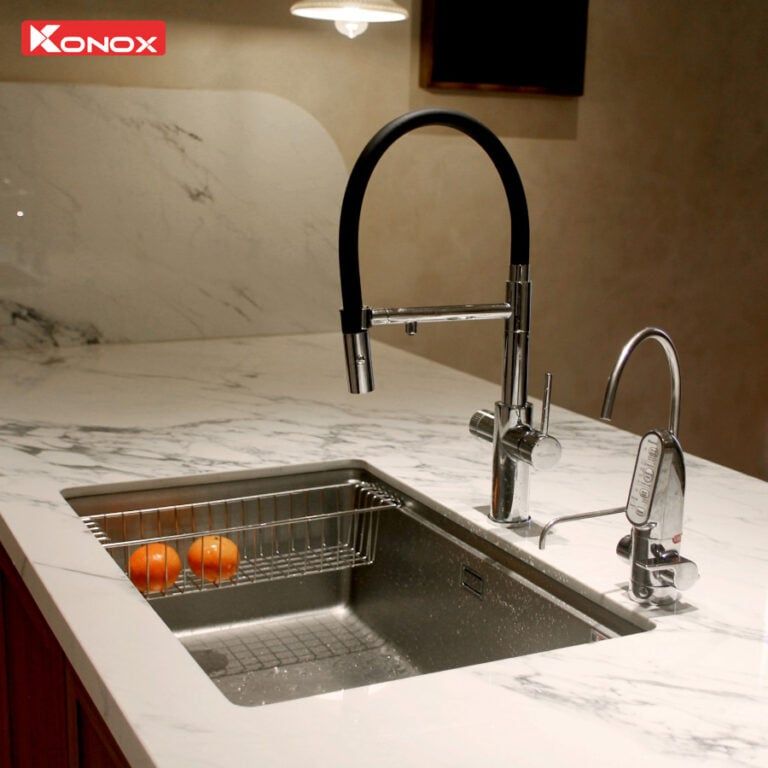 Chậu rửa bát chống xước phong cách Nhật TARI 7648SR