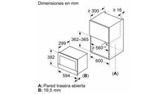 Lò vi sóng âm tủ Bosch BER7321B1 thuộc dòng Series 8 cao cáp