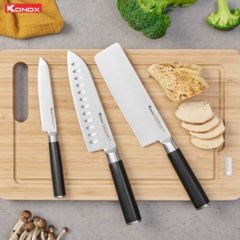 Bộ dao làm bếp 3 món Konox Alder Set
