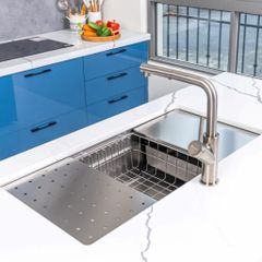 Chậu rửa bát chống xước Workstation Sink – Undermount Sink KN7644SU Dekor