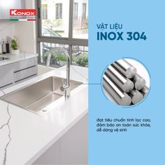 Chậu rửa bát chống xước Workstation Sink KN8248SO Dekor