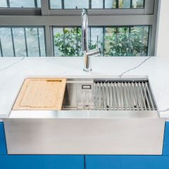 Chậu rửa bát Workstation Sink – Apron Sink KN8051AS Retta