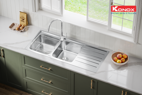 Chậu rửa bát European sink Artusi KS11650 1D – Bàn trái