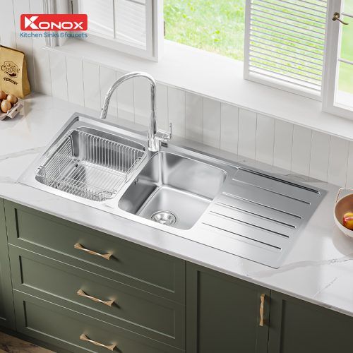 Chậu rửa bát European sink Premium KS11650 2B – Bàn phải