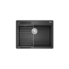 Chậu rửa bát Granite Sink Ruvita 680 – Black