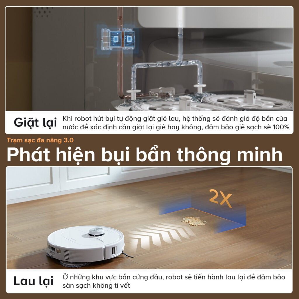 Robot hút bụi lau nhà Roborock Q Revo Master