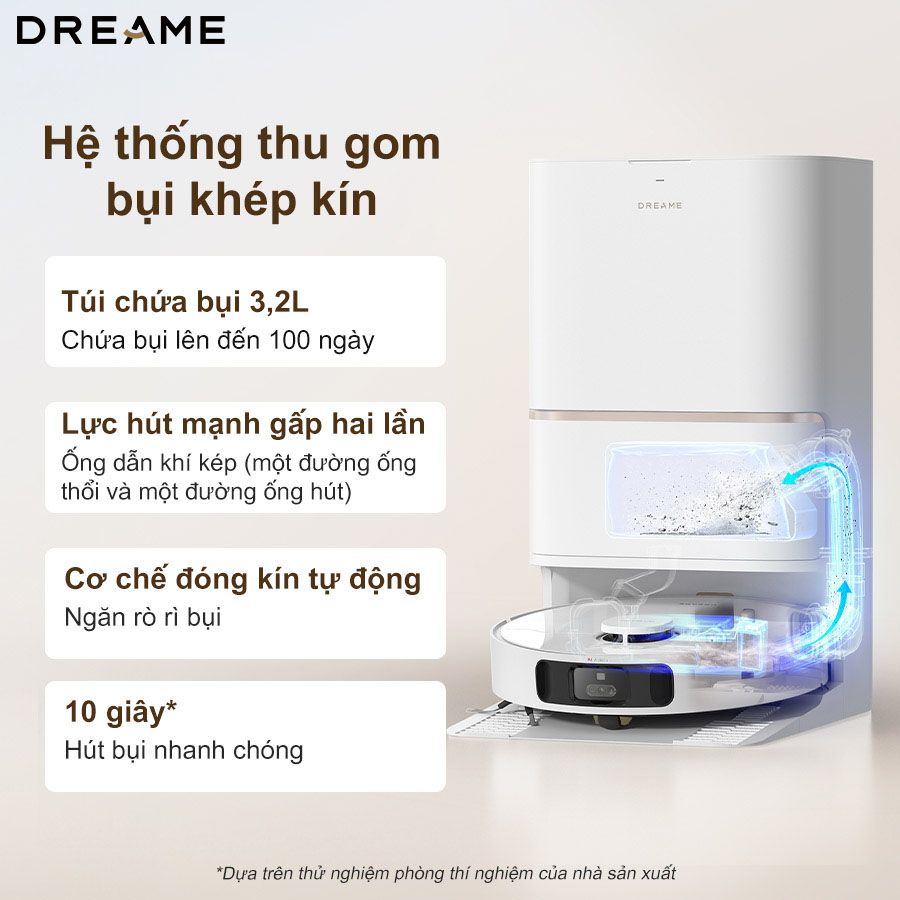 Robot hút bụi lau nhà Dreame L30s Ultra – Hàng Chính Hãng