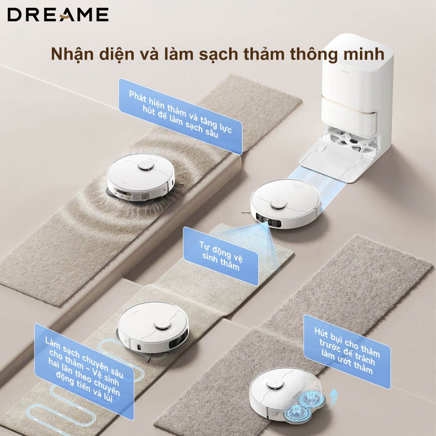 Robot hút bụi lau nhà Dreame L30s Ultra – Hàng Chính Hãng