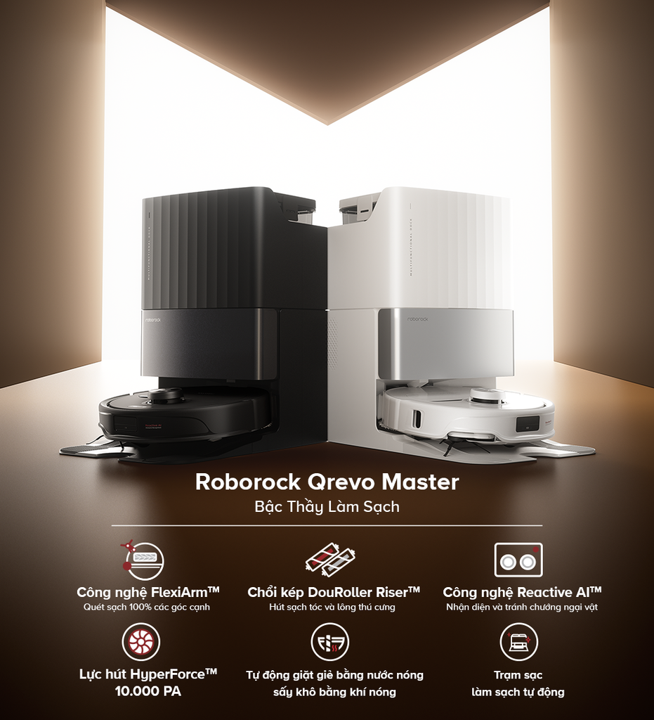 Robot hút bụi lau nhà Roborock Q Revo Master