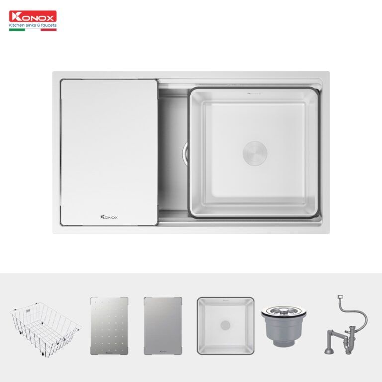 Chậu rửa bát chống xước Workstation Sink – Undermount Sink KN7644SU Dekor