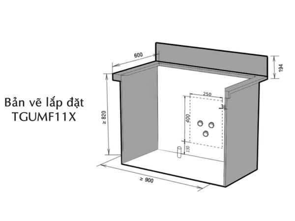 MÁY RỬA CHÉN TEXGIO 11 BỘ TG-UMF11X