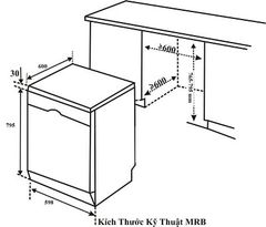 Máy rửa bát Texgio TGFPCM795B