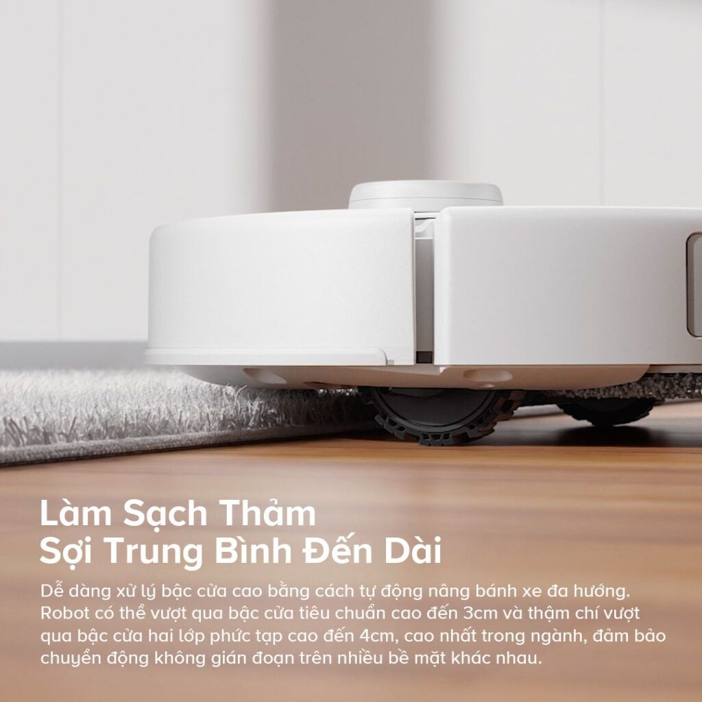 Robot hút bụi lau nhà Roborock Q Revo Curv – Bản Quốc Tế
