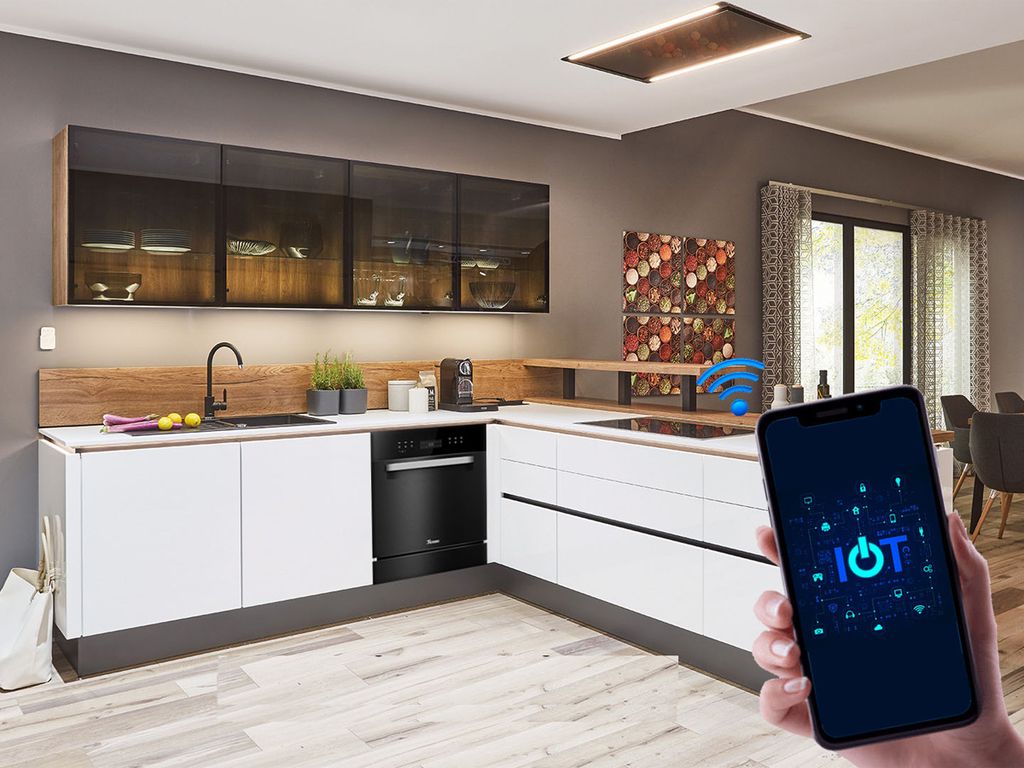 Máy rửa bát Texgio 11 bộ TGWF98SB