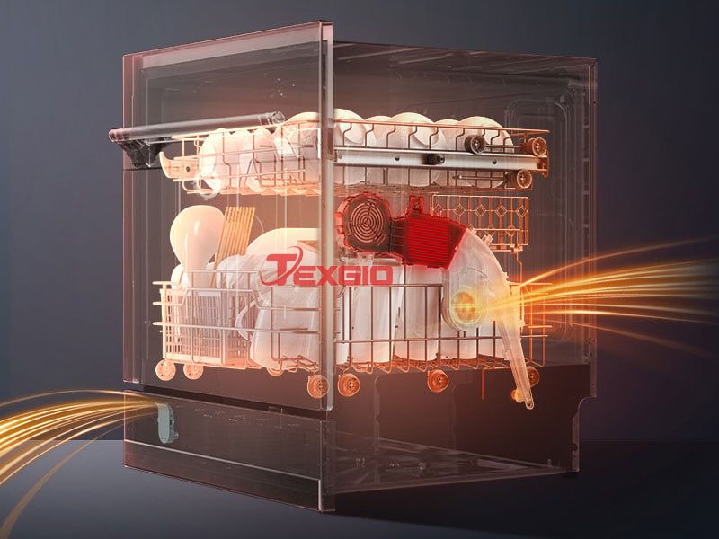 Máy rửa bát Texgio TGWF68GB