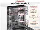 Bosch SMV8YCX02E Serie 8 mẫu máy rửa bát cao cấp của Bosch