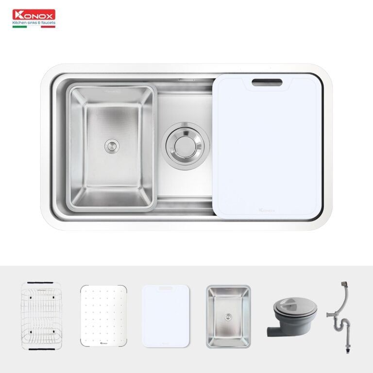 Chậu rửa bát chống xước Workstation Sink KN8347SU Dekor
