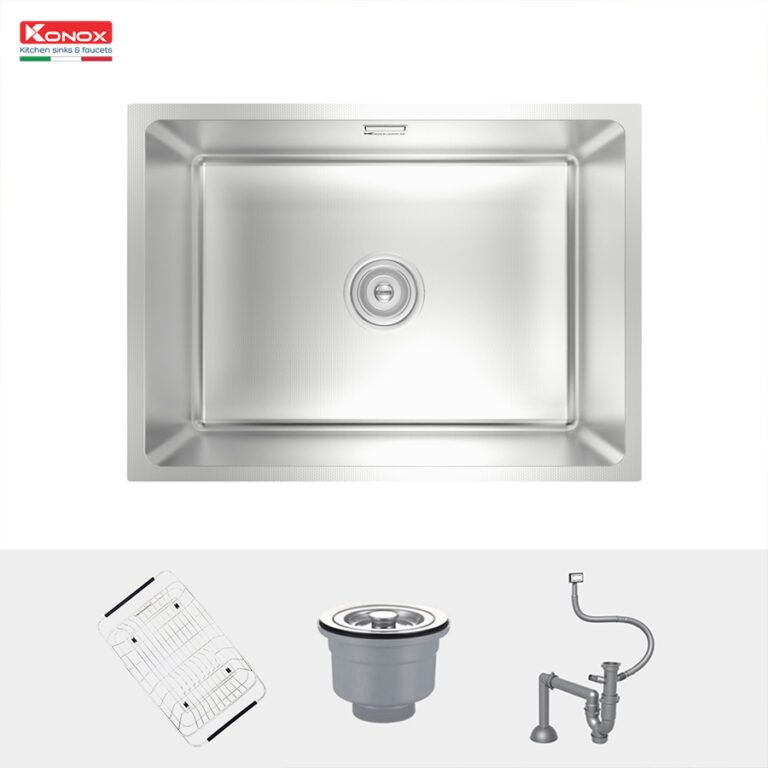 Chậu rửa bát 1 hố chống xước KN6044SU Dekor