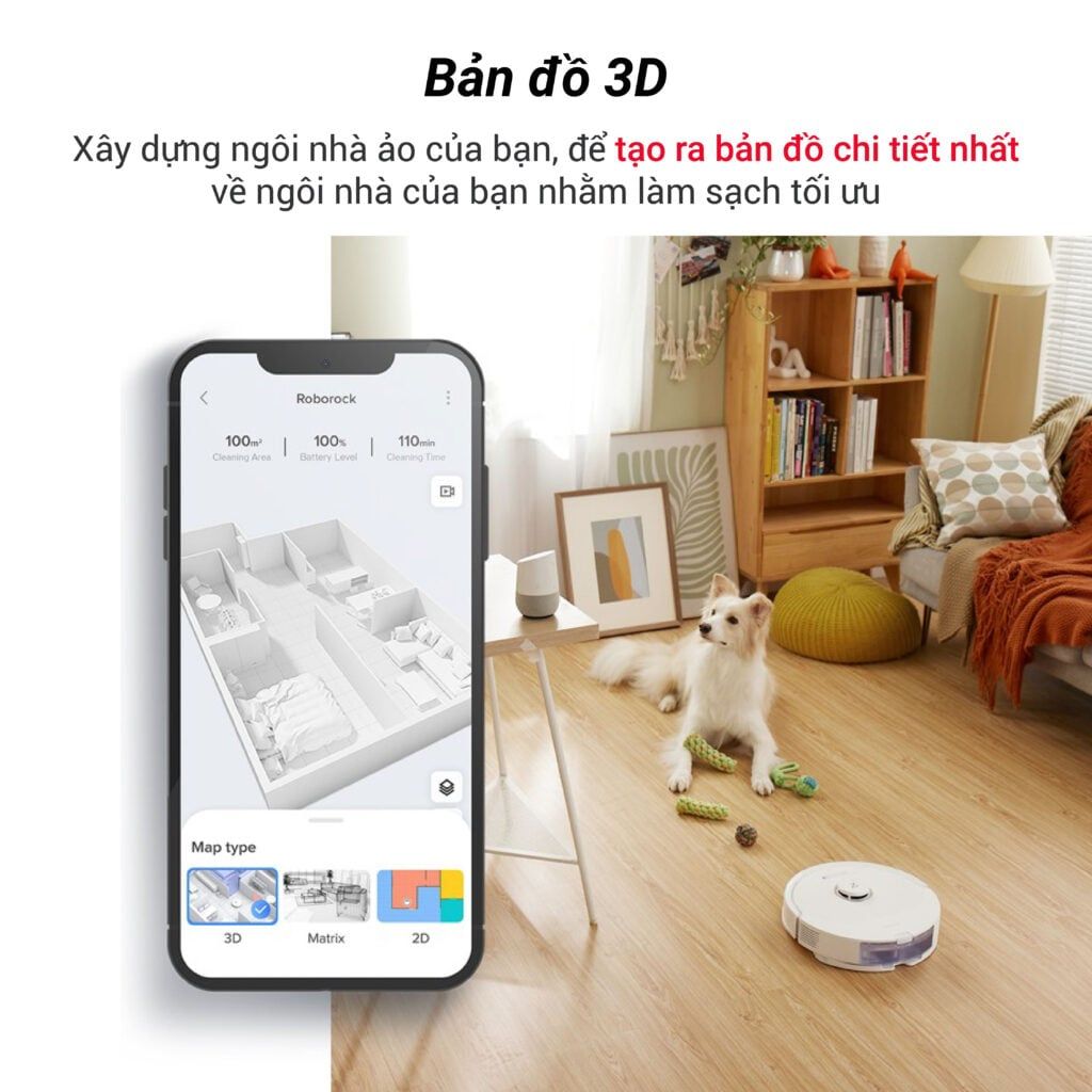 Robot hút bụi Roborock S8 MaxV Ultra