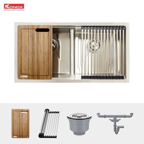 Chậu rửa bát Workstation Sink – Undermount Sink KN8745DUB