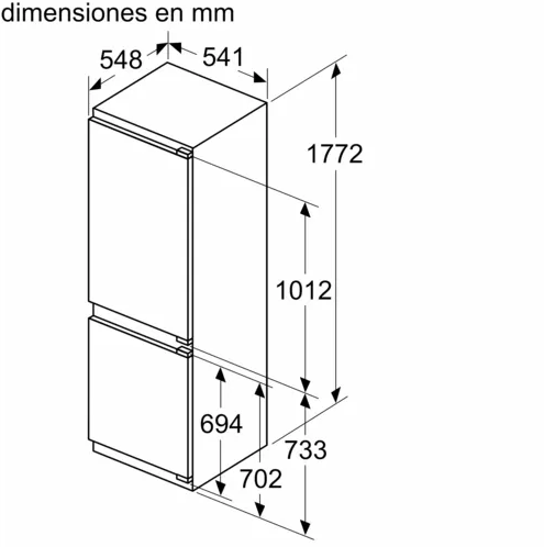 Tủ lạnh lắp âm Bosch KIN86ADD0 – Thiết kế âm tủ sang trọng, công nghệ làm lạnh hiện đại