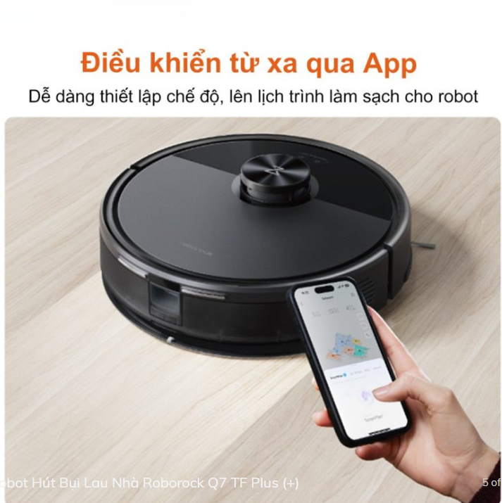 Robot Hút Bụi Lau Nhà Roborock Q7TF