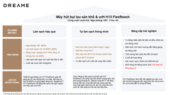 Máy hút bụi cầm tay H13 FlexReach - Dreame