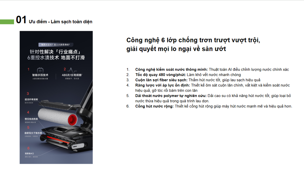 Máy hút bụi cầm tay H13 FlexReach - Dreame