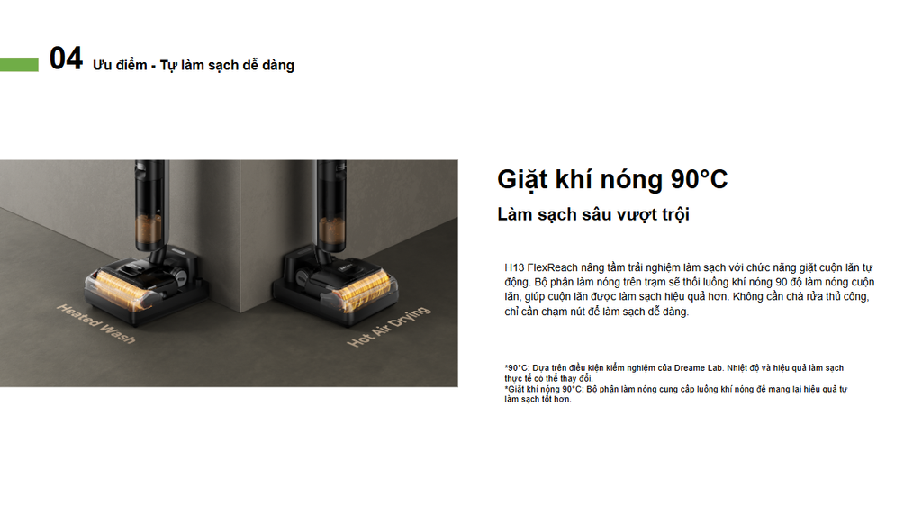 Máy hút bụi cầm tay H13 FlexReach - Dreame