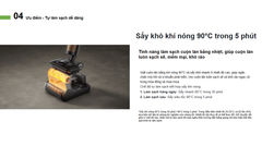 Máy hút bụi cầm tay H13 FlexReach - Dreame