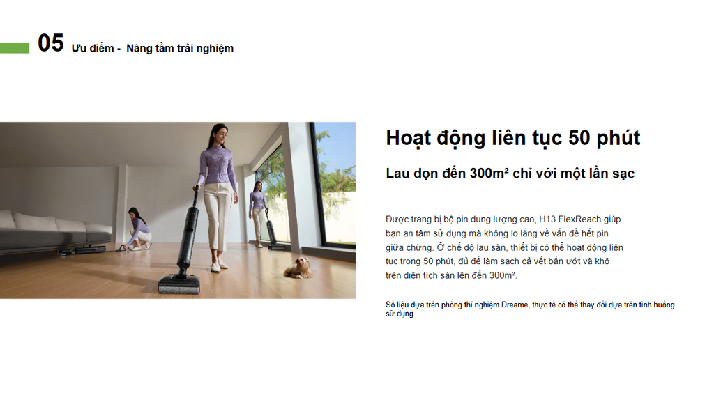 Máy hút bụi cầm tay H13 FlexReach - Dreame