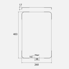 Thớt inox Kluger KCB – 122FS