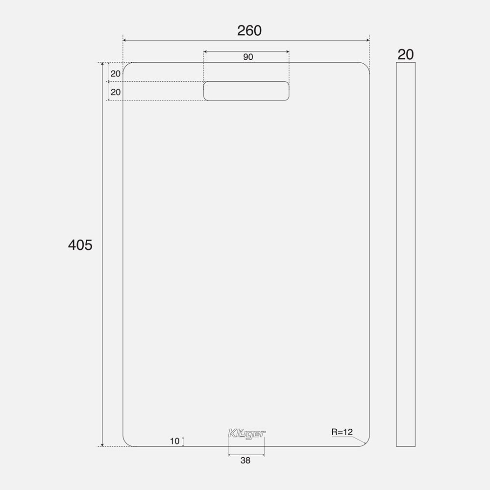 Thớt nhựa Kluger KCB – 601P