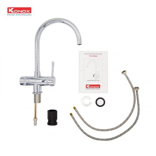 Vòi rửa bát ba đường nước Trim-Water Chrome