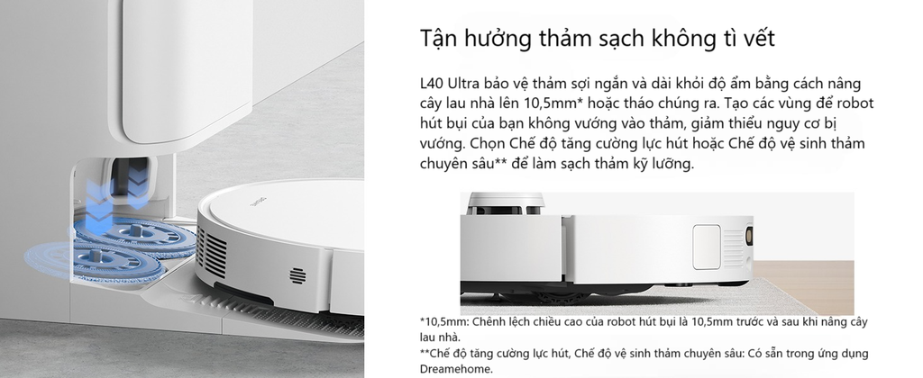 Robot hút bụi lau nhà Dreame L40 Ultra
