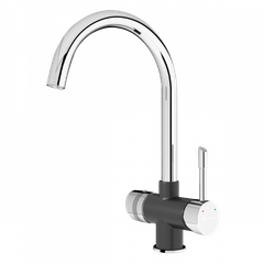 Vòi rửa bát ba đường nước Trim-Water Black