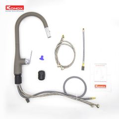 Vòi rửa bát dây rút Curva Grey