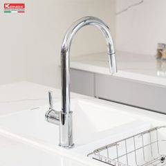 Vòi rửa bát dây rút Alto Chrome