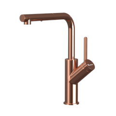 Vòi rửa bát dây rút Artan Rose Gold