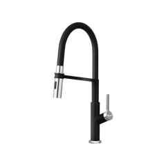 Vòi rửa bát thân mềm Tema Black