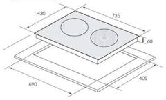 Bếp Điện Từ 2 Lò Eurosun EU-TE259Pro