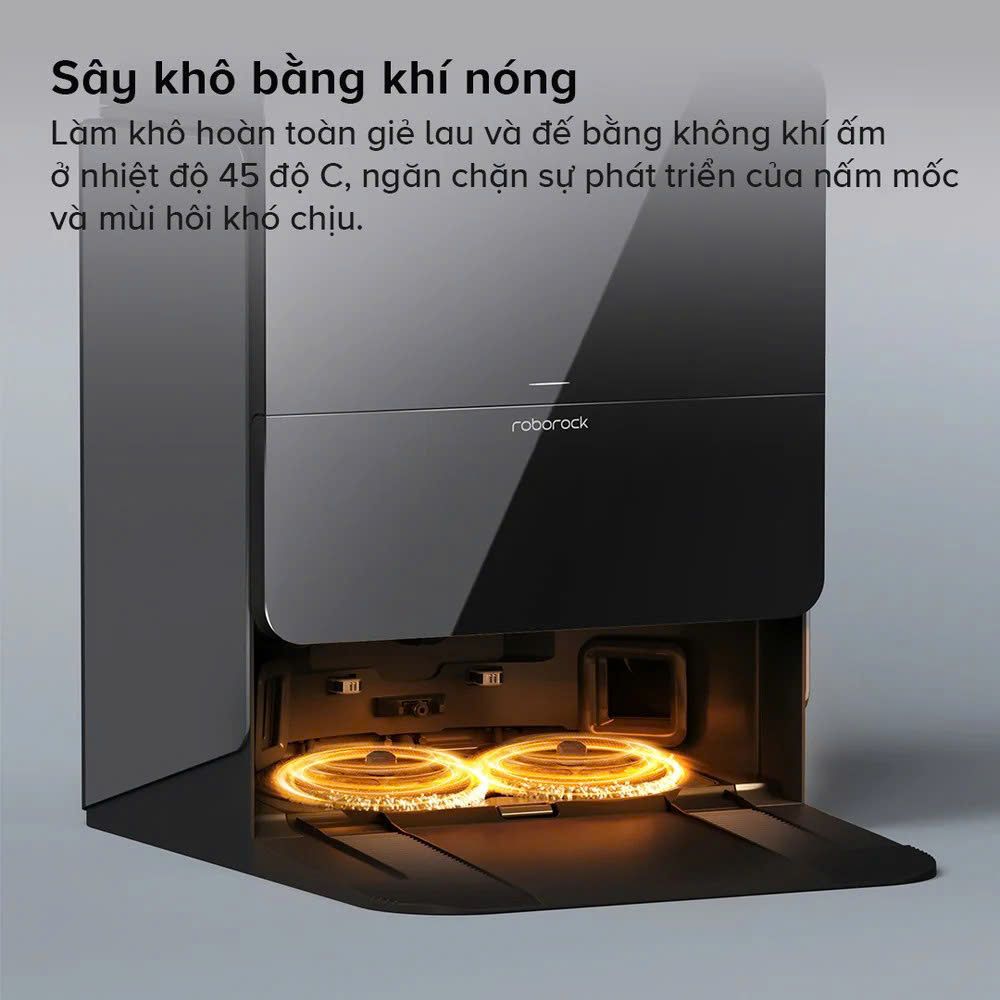 Robot Hút Bụi Lau Nhà Roborock Saros 10R