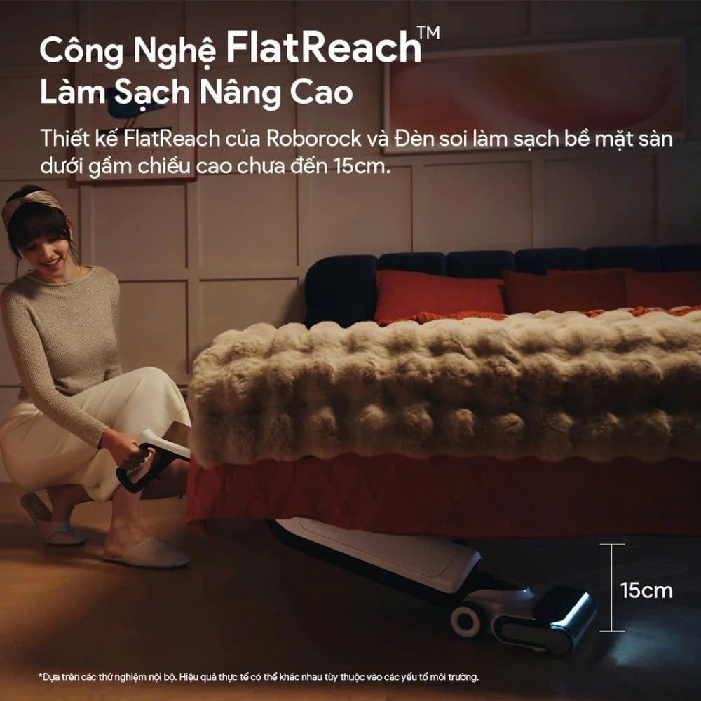 Roborock Flexi Pro – Máy hút bụi lau nhà khô & ướt thông minh