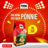  Chà Bông Ponnie Heo Sạch 100gr 